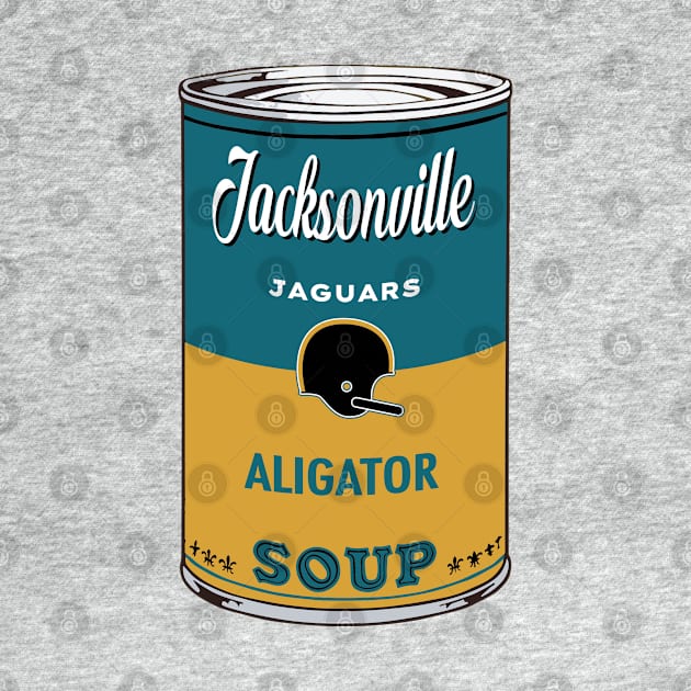 Jacksonville Jaguars Soup Can by Rad Love